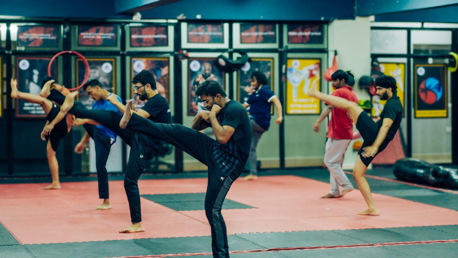 Discover WisdomFit, the biggest martial arts studio in Hyderabad. Taekwondo, Kickboxing, Muay Thai, MMA, and fitness training for kids and adults in Gachibowli.